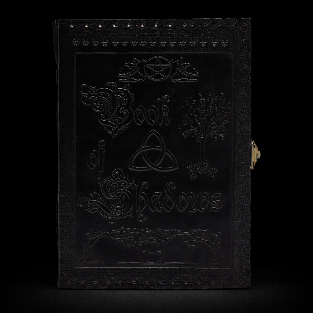 ChatGPT Image 4 янв. 2026 г., 18_20_43 Large Book of Shadows - Black - 200 pages decle-edged - 25x18x3cm - Image 1
