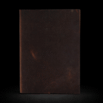 Black Tan Daily Note Book - 100 Lined Pages - 20x15cm