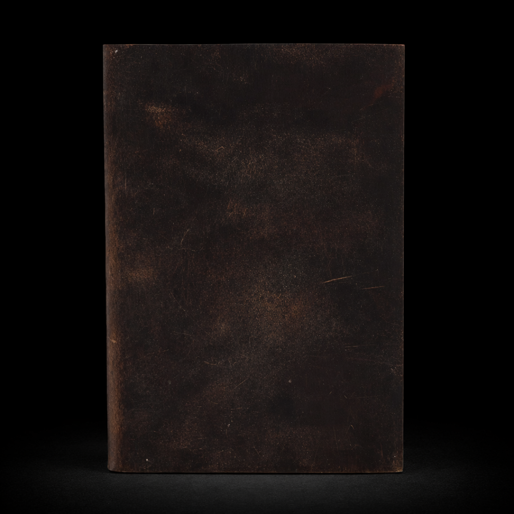 ChatGPT Image 4 янв. 2026 г., 20_35_50 Black Tan Daily Note Book - 100 Lined Pages - 18x13cm - Image 1