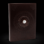 Leather Moonstone Notebook 17x12 cm