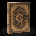 Leather Blue Mandala Notebook (18x13 cm)