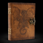 Leather Dragon Notebook  (20x15 cm)