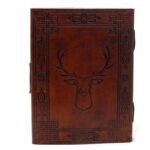 Leather Stag Notebook  (20x15 cm) - Image 3