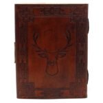 Leather Stag Notebook  (20x15 cm) - Image 4