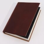 Med Dark Tan Daily Note Book - 100 Lined Pages - 18x13cm - Image 2