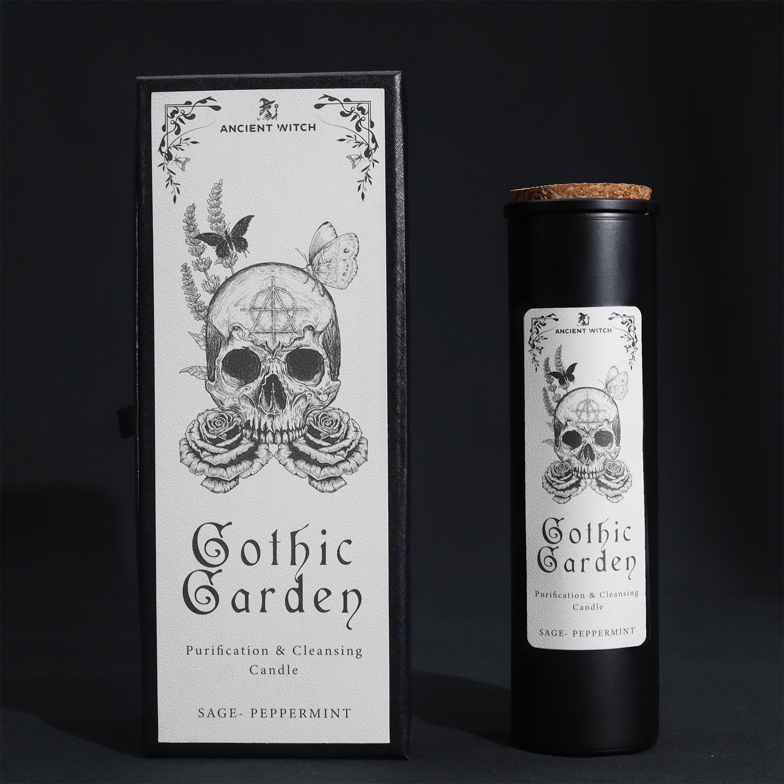bG9jYWw6Ly9tZWRpYS8xSy8yRC82MFIzMEMxSDc0UzMyRDFLL2M1Nzk4MTMxLmpwZWc.jpg Ancient Witch Purification Candles - Gothic Garden - Image 1