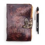 Fat Deckled Leather Notebook – The Book of Untold Stories – 15x10 cm - Image 2