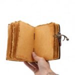 Fat Deckled Leather Notebook – The Book of Untold Stories – 15x10 cm - Image 5
