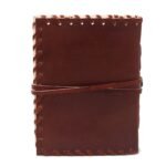 Leather Book of Thoughts with Wrap Notebook (15x10") - Image 6