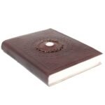 Leather Moonstone Notebook 17x12 cm - Image 3