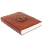 Leather Tigereye Notebook 17x12 cm - Image 2