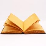 Heafty Brown Tan Book - Zinc Pentagon Decor - 200 Deckle Edges Pages - 26x18cm - Image 4