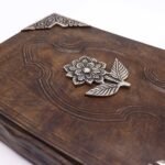 Heafty Brown Tan Book - Zinc Rose Decor - 200 Deckle Edges Pages - 26x18cm - Image 5
