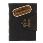 Leather Black Confessions with Lock Notebook (18x13 cm) - Image 5
