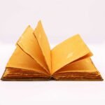 Heafty Coffee Tan Book - Zinc Owl Decor - 200 Deckle Edges Pages - 26x18cm - Image 4