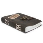 Leather Black Confessions with Lock Notebook (18x13 cm) - Image 8