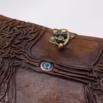 Black Tan Book - Evil Eye Decor - 160 Deckle Edges Pages - 17x12.5cm - Image 2