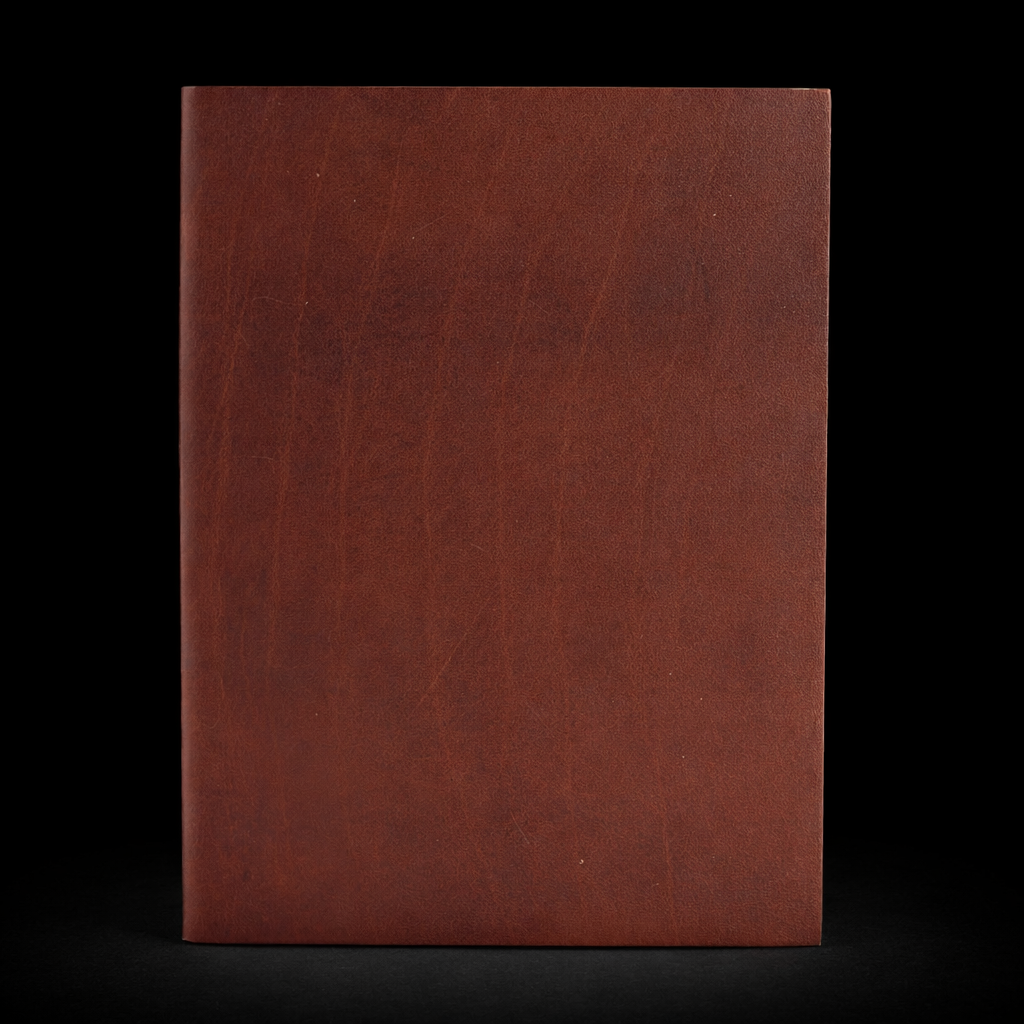 изображение_2026-01-04_182912940 Lrg Dark Tan Daily Note Book - 100 Lined Pages - 20x15cm - Image 1
